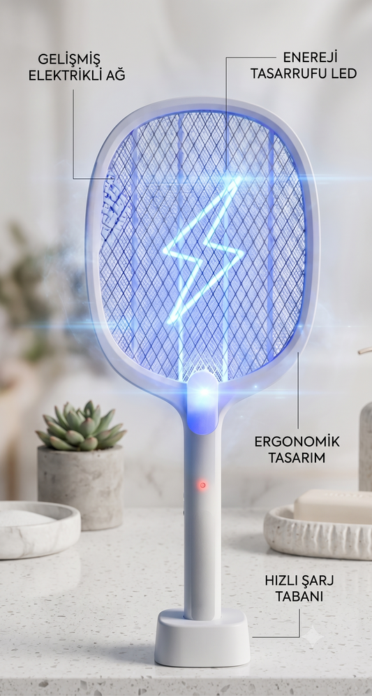 Elektrikli Sinek Öldürücü Raket